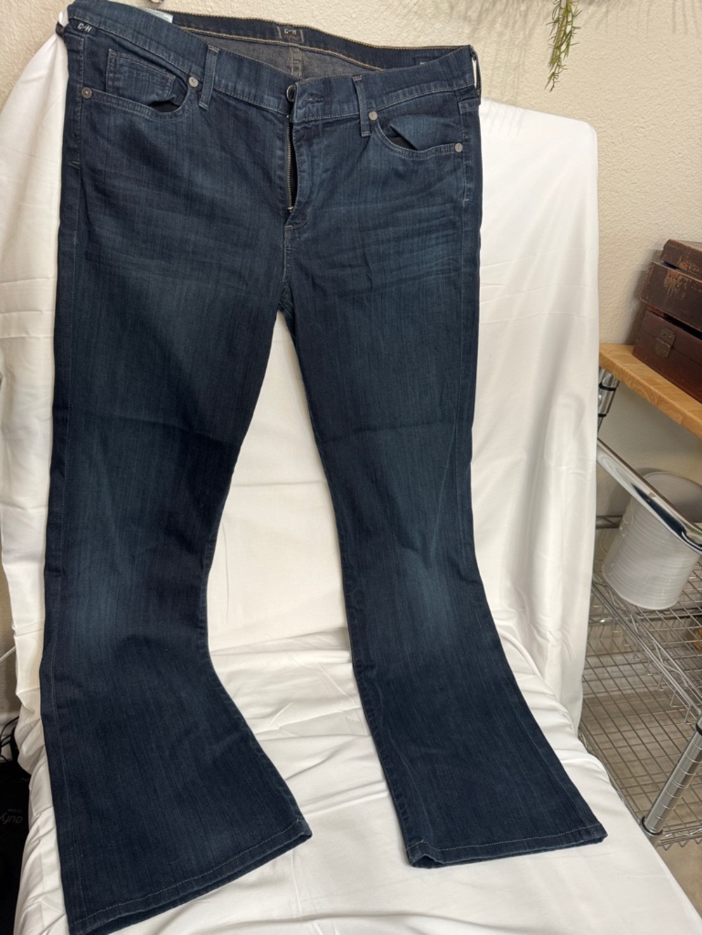 Citizens Of Humanity Dark Indigo Flare Jeans